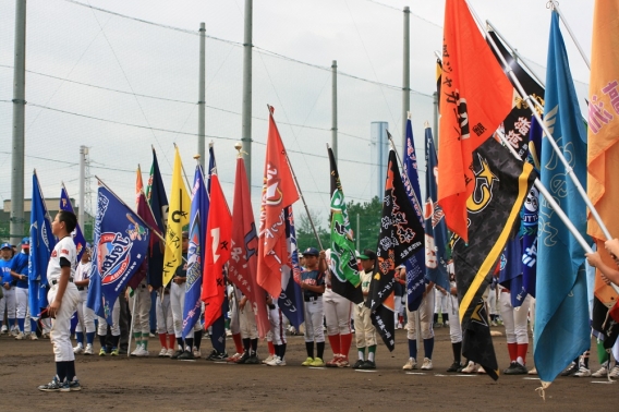 京葉リーグ第42回加藤旗争奪秋季大会開会式